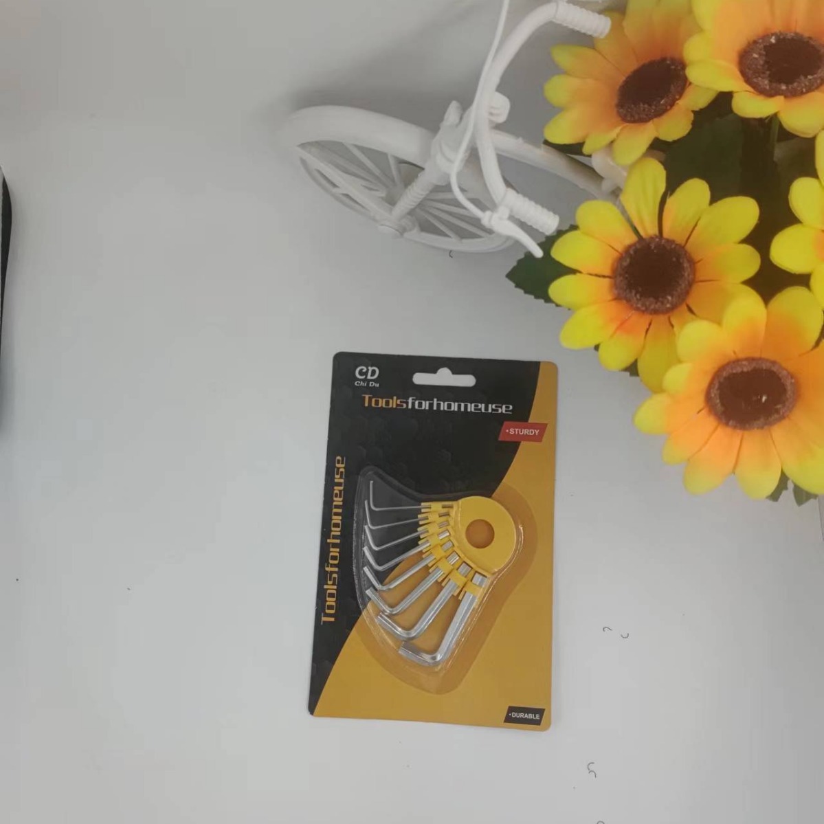 Hex socket wrench set, hex socket wrench box hex socket wrench, hex socket 2-yuan store, street stall, general merchandise Specification drawing