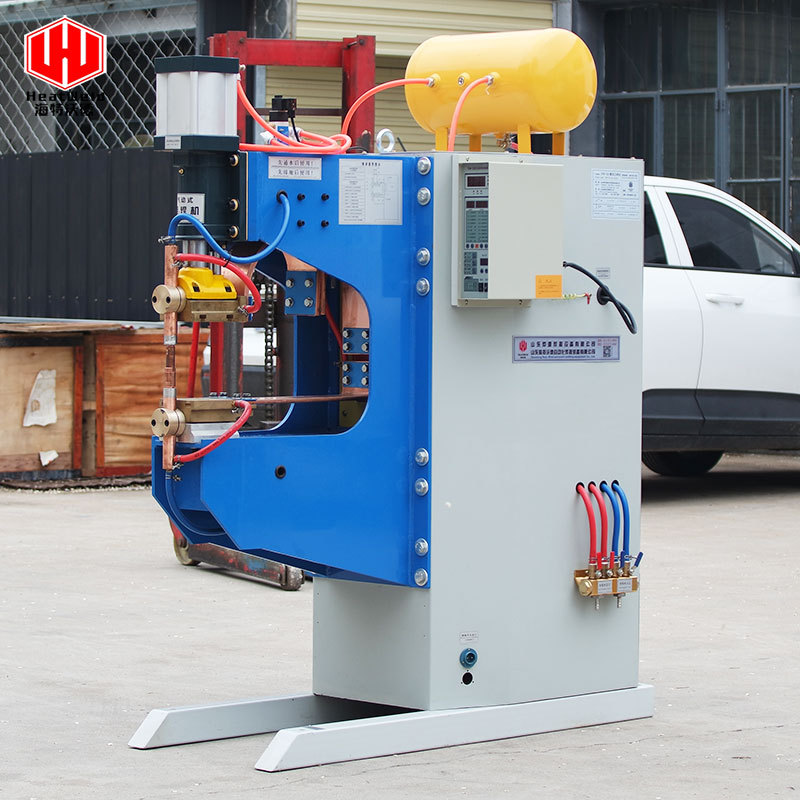 Factory direct sale AC pneumatic spot welding machine, fully automatic stud nut spot welding machine, metal sheet water-cooled spot welding machine details Picture