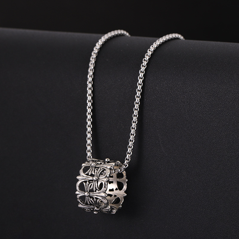 European and American trend accessories, high-end pendants, creative rotatable hip-hop necklaces, Korean light luxury accessories, one-piece consignment Specification drawing