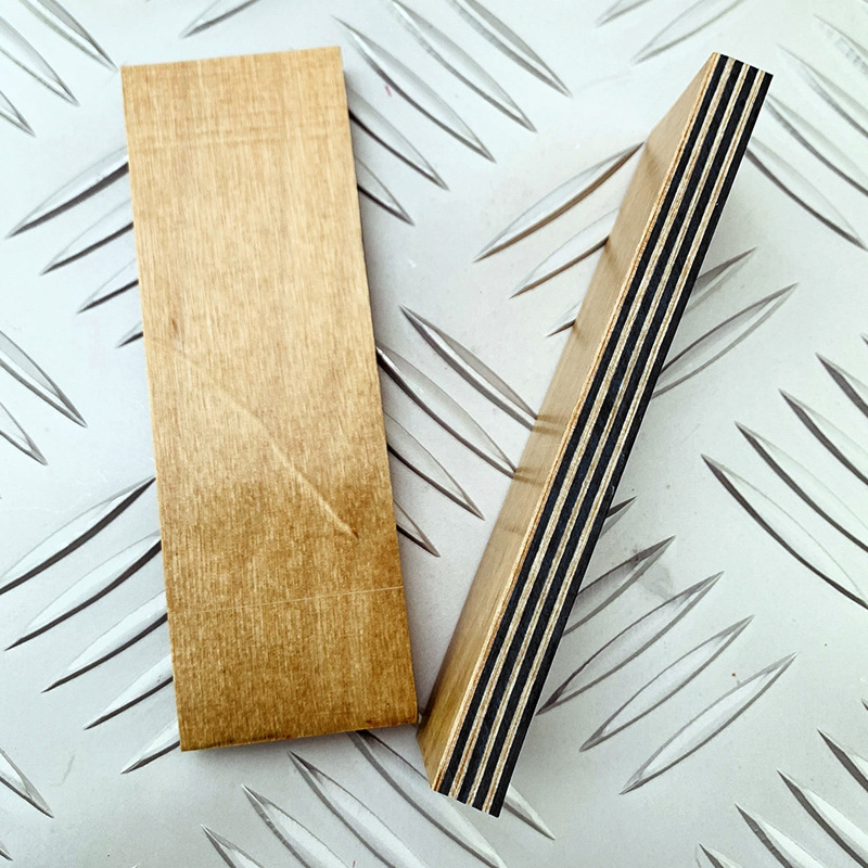 Colored wood knife handle material, bow and arrow wooden handle material, slingshot handle patch material, wood slingshot handle, engineered wood Item Picture