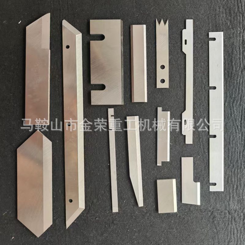 Irregular-shaped blade, thin small pointed mouth knife, serrated food stainless steel arc-shaped cutting knife, non-standard cross-cutting machine cutting blade details Picture