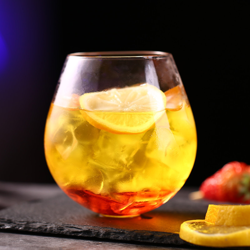 The Instagram-worthy restaurant's unbreakable cocktail cup, chic drink cup, Nordic glass cup, and unique egg-shaped glass cup Specification drawing