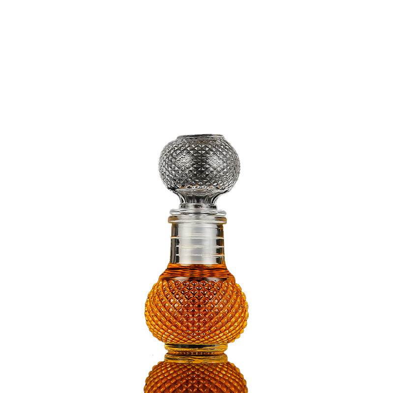 European-style small glass wine bottles, mini grape glass bottles, sealed wine sets, decorative wine bottles Item Picture