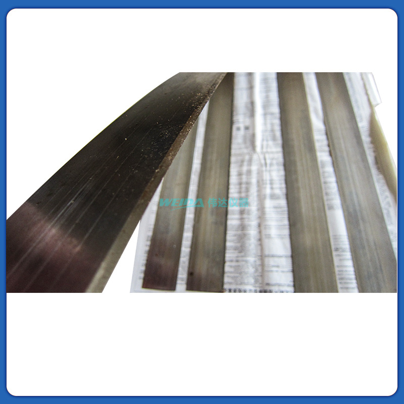 S260 three-roll grinding machine blade S150 discharge scraper spring steel wear-resistant manganese steel S65 three-roll machine SM405 Application Scenario