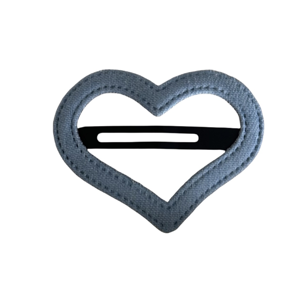 Denim blue fabric bb clips, cute dopamine baby hair clips, broken hair side clips, bangs clips, new hair accessories Item Picture