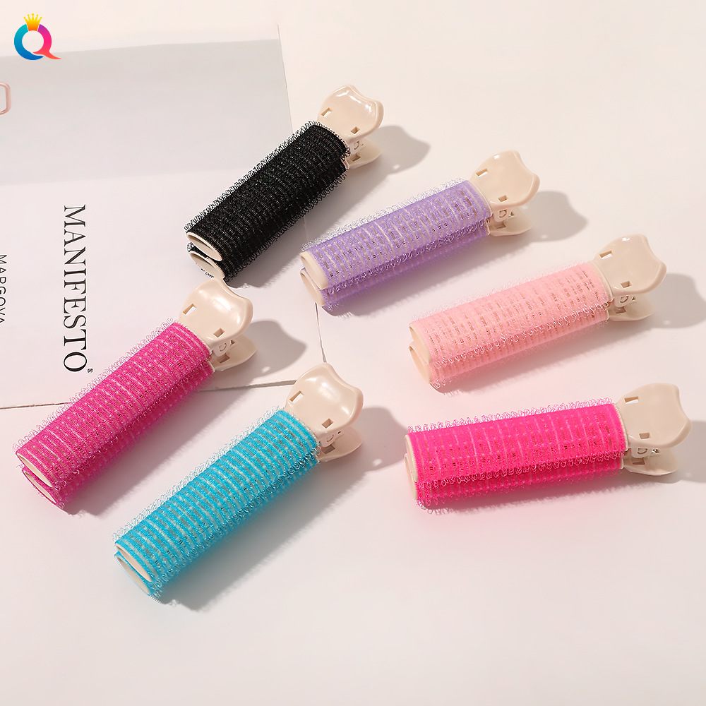 Qiyue Air bangs Clip fixes hair without damaging it, plastic lazy person's hair volupting clip magic curls Specification drawing