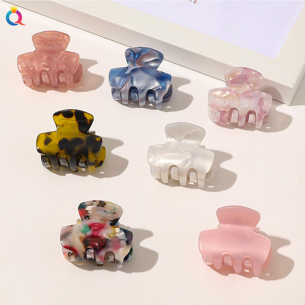 Qiyue Acid Korean version hair accessories, girlish acetic acid small hair clips, simple updo hair clips, top clips, hair grips full figure