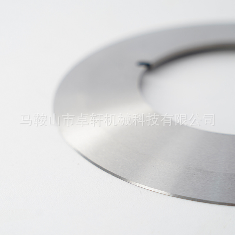 【 Factory Direct Sales 】 Slitting knife upper blade, circular blade, precision blade, paper cutting, fabric cutting, film slitting machine blade Application Scenario