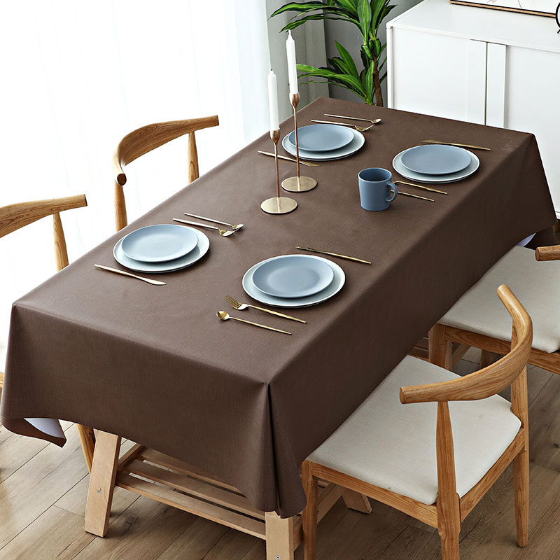 مفرش المائدة مقاوم للماء والزيت ولا يغسل PVC Specification image