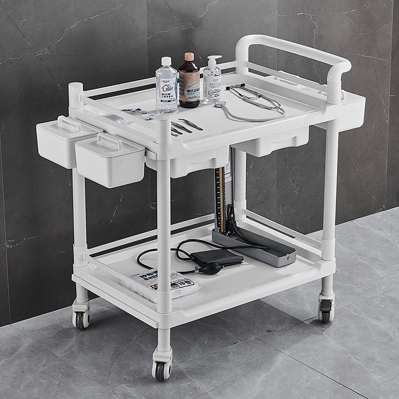 Beauty salon trolleys, special nail and eyelash racks for beauty salons, mobile hair salon instrument and tool carts, high-end and upscale details Picture