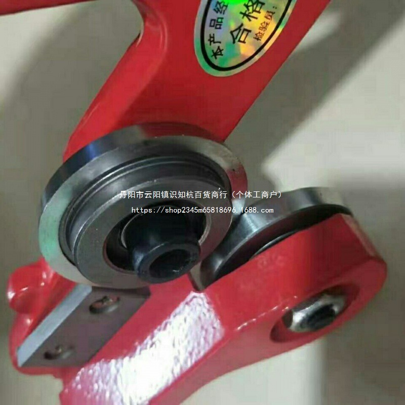 Portable hand-pulled knife for color steel plates, small hand-pulled knife for aluminum plates, roller type disc knife for iron sheets, hand-held hand-pulled knife for iron sheets details Picture