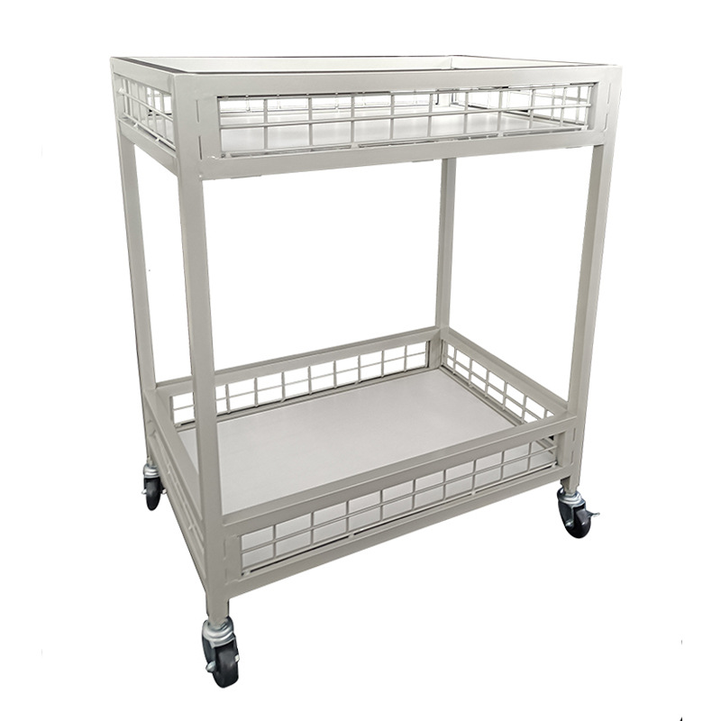 Fabric parking carts, cutting piece carts, material trolleys, turnover carts, small movable shelves with wheels in the garment workshop Item Picture
