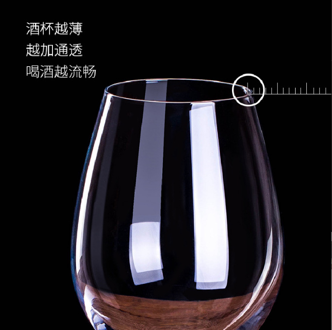 Wholesale of crystal glass cups, red wine glasses, household European-style large-bellied cups, high-end wine sets, highball cups and wine glasses Application Scenario