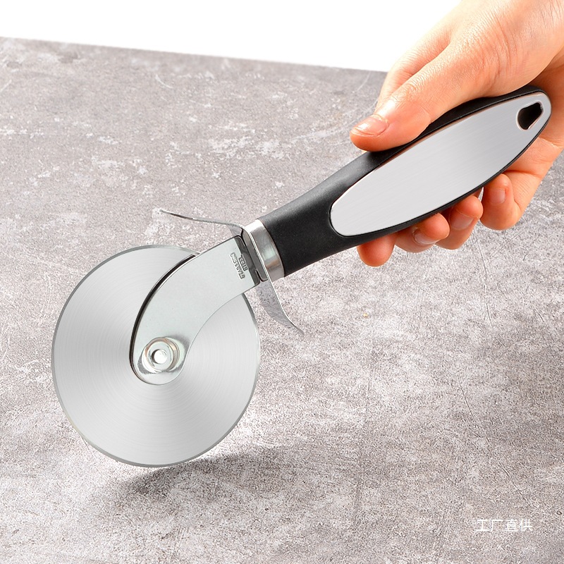Pizza cutter, roller knife, home pizza spatula, roller wheel, pizza spatula tool set, dedicated commercial baking eight-pole Item Picture