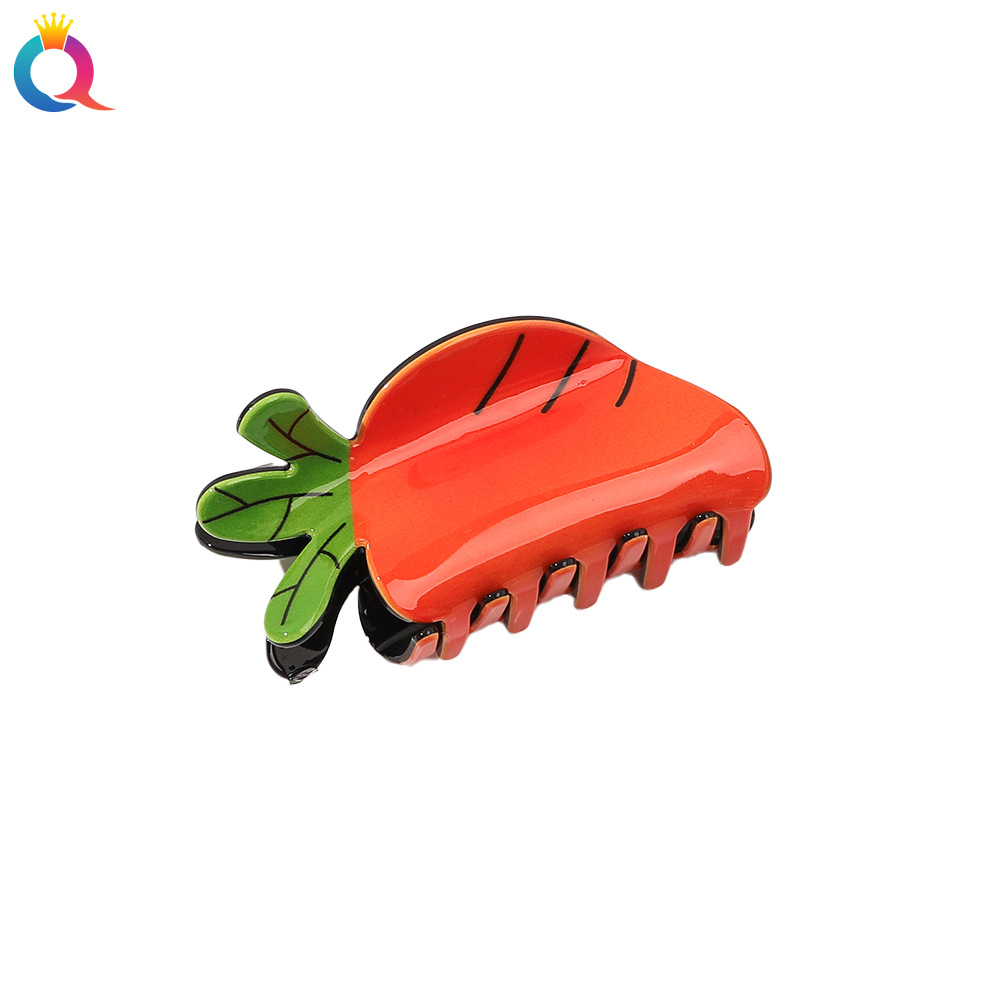 Qiyue Korean-style fruit gripper, back of the head, updo hair gripper, high-end shark gripper, hair clip, hair accessory wholesale Item Picture