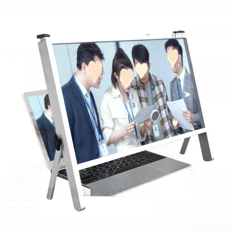 Notebook computer screen amplifier ultra-clear expansion bracket bracket desktop height-increasing convenient foldable scattering details Picture