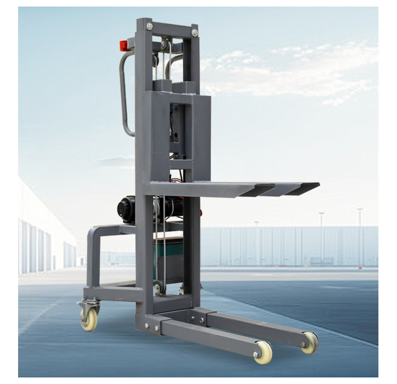 Small loading machine, mini electric forklift, audio box, on-board loading and unloading wonder, portable stacker undefined