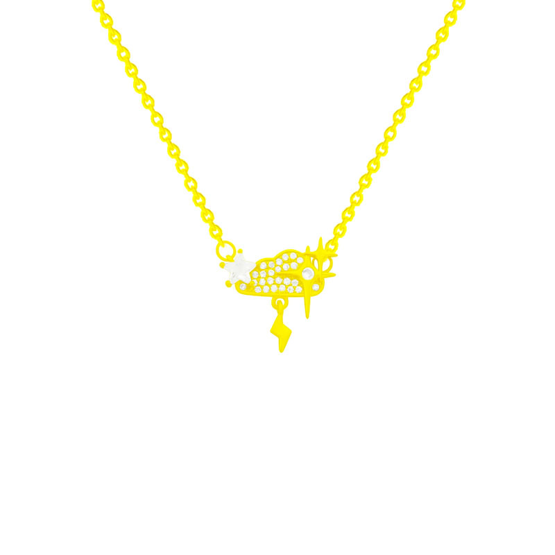 High-end and exquisite lightning cloud necklace, light luxury and niche accessory, new bestseller, Internet celebrity necklace, collarbone chain Item Picture