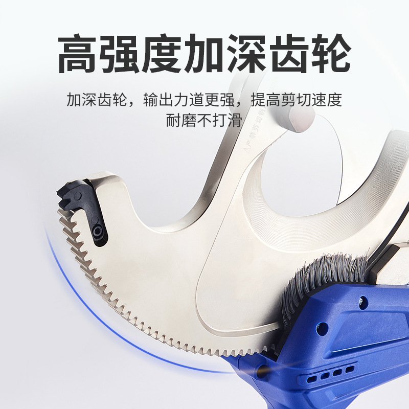 Rechargeable electric ratchet shears, gear-type cable shears, BM-50/65, electrical steel strand copper-aluminum cable shears Specification drawing