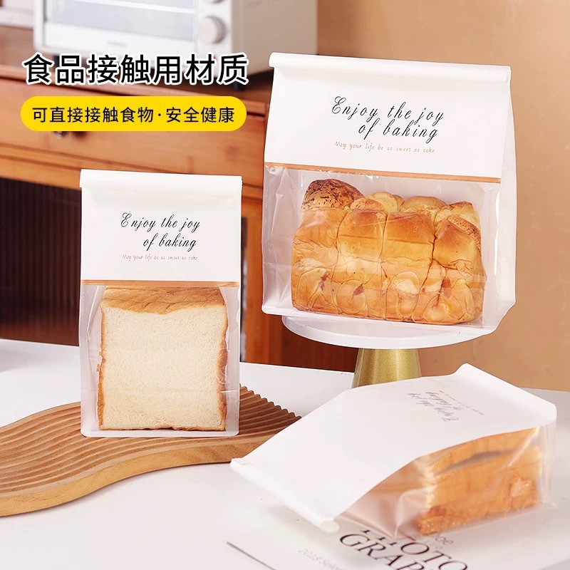 Toast bread packaging bags, sliced toast croissants, cookies, mochi packing bags, baking wire self-sealing bread bags Application Scenario