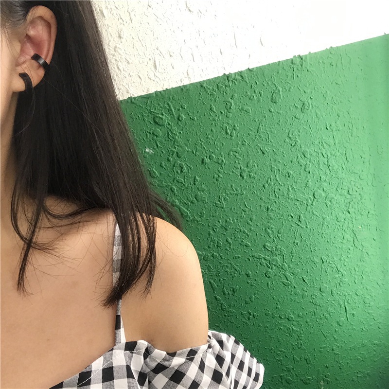European and American circular ear bone clips without ear holes, Korean women's ear bone rings, false ear stud clips, earring clips, Japanese and Korean small accessories for women details Picture
