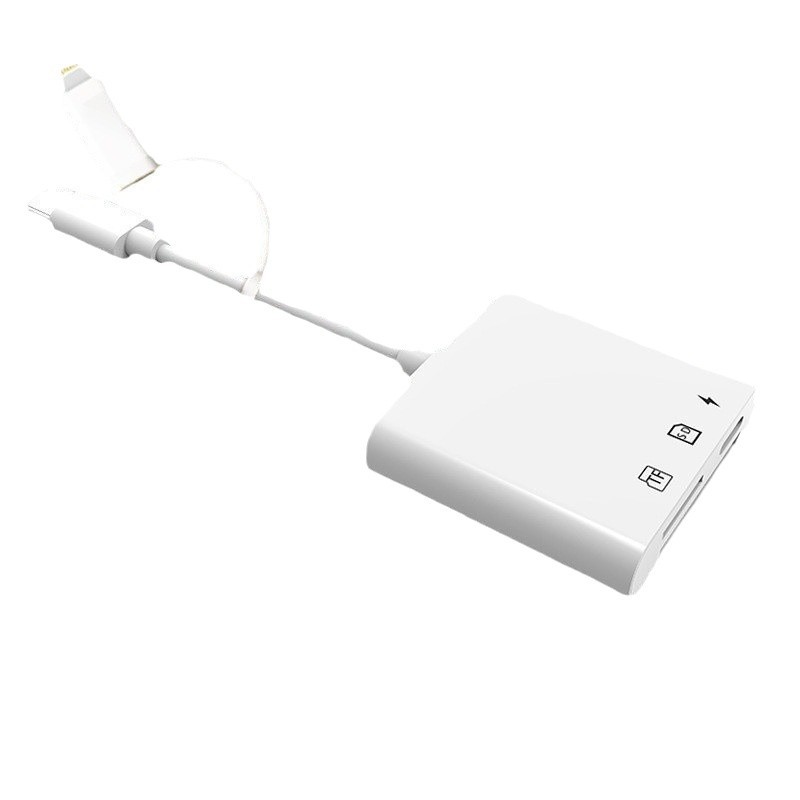 sdtf card usb3.0 three-in-one adapter Lightning hanging basket memory card Type-C 30W fast charging adapter Item Picture
