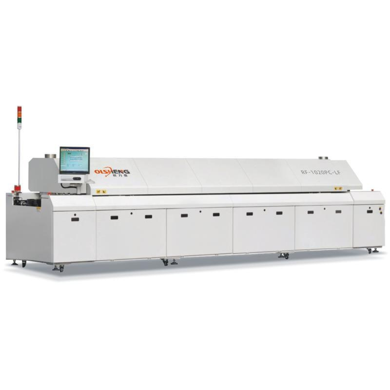 8-zone reflow soldering factory direct sales of large lead-free computer hot air LED circuit board surface mount 8-zone reflow oven Item Picture