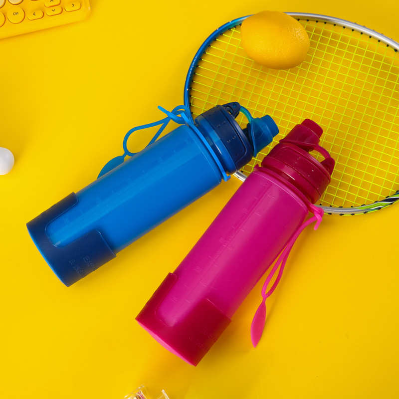 Camping foldable and stretchable large-capacity fitness and sports water bottle, creative foldable water cup Specification drawing