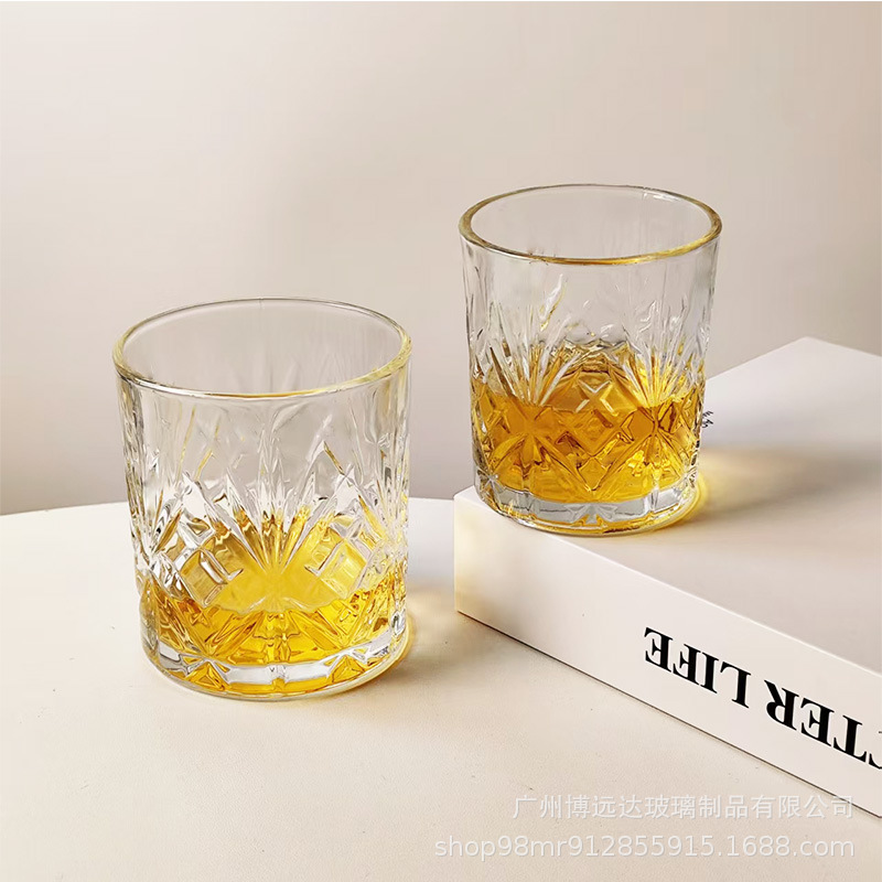 Engraved whisky glass, beer glass, ice hockey glass, spirits glass, highball wine glass, champagne glass, cocktail glass details Picture