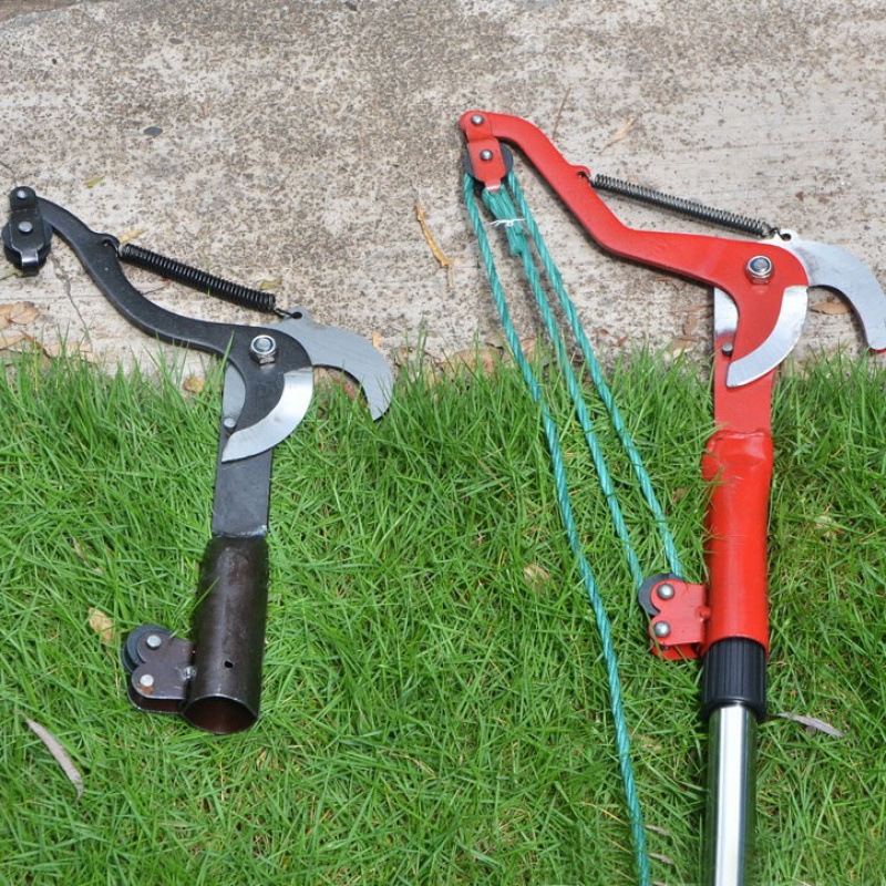 Garden tools: High-altitude pruning shears, branch shears, pruning telescopic high branch shears, fruit picker knives, branch shears, high-altitude details Picture