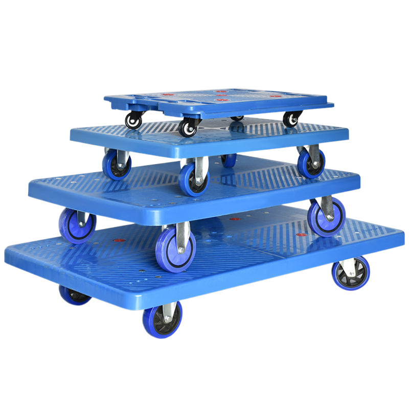 Turtle carts, turnover carts, handling carts, flatbed hand carts, household mobile flower pot bases, four-wheel trailers, wholesale for foreign trade Item Picture