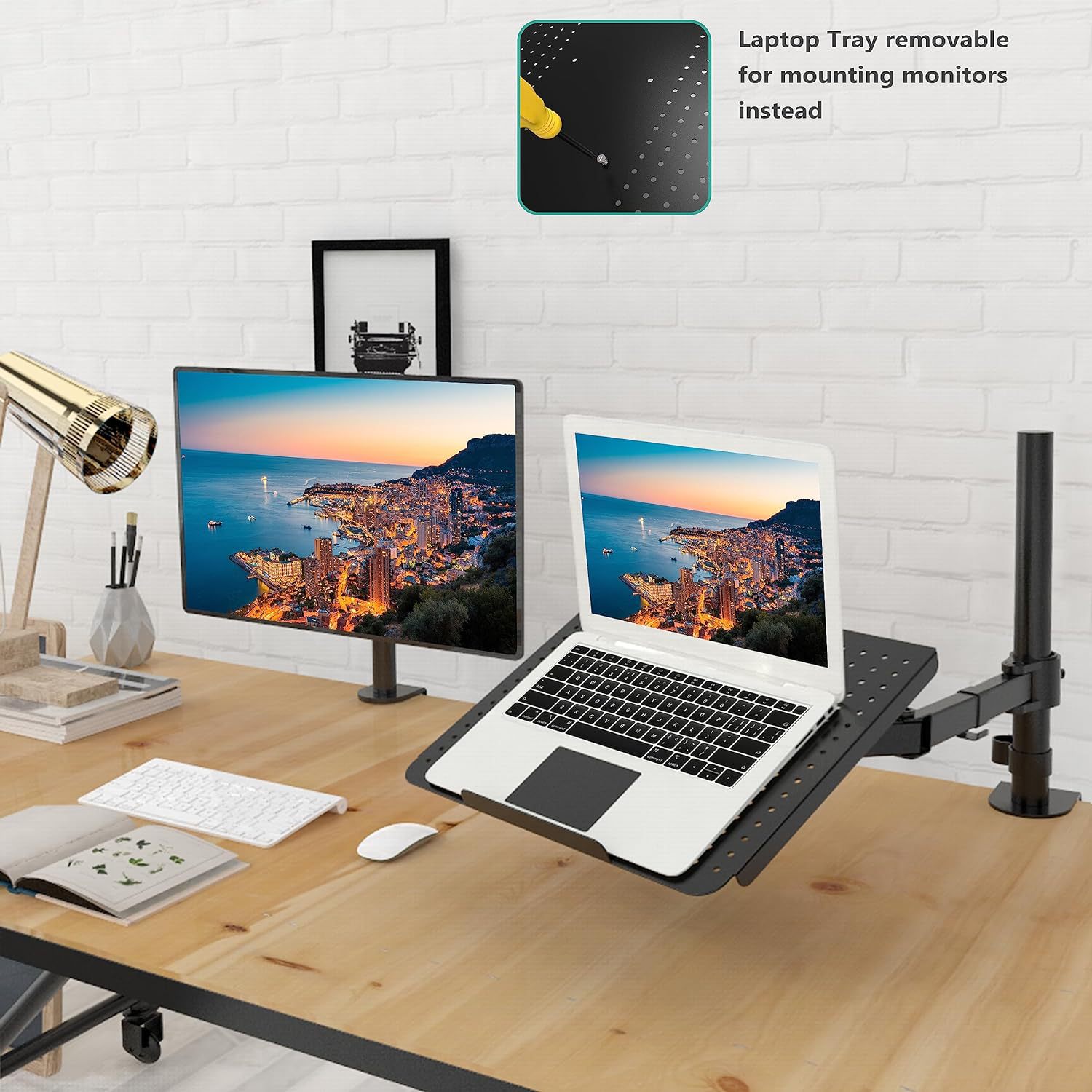 Laptop stand, heat sink, rotatable height, height-adjustable display base, standing office tray, universal direction details Picture
