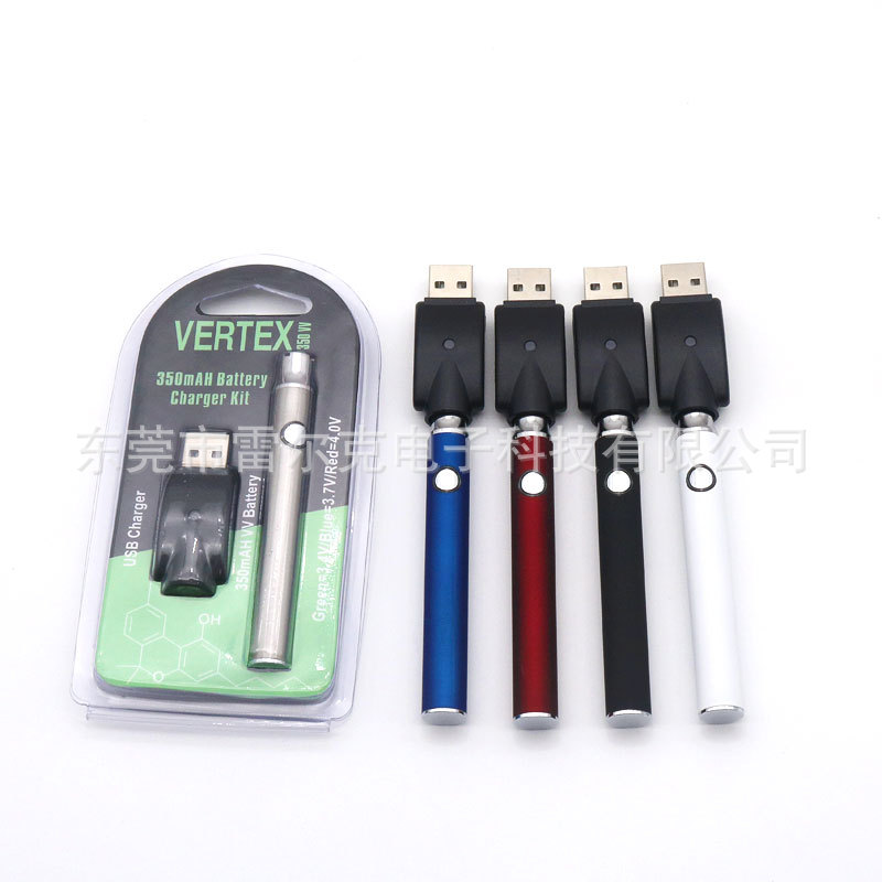 Preheated battery VERTEX350mAh, 11.2mm diameter, three-level voltage regulating battery, soldering iron battery full figure