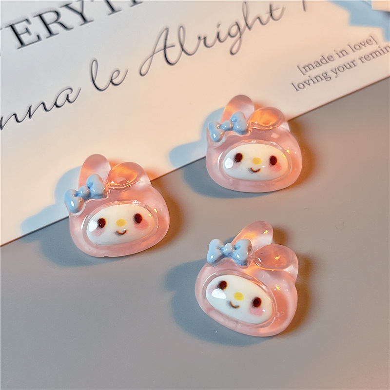 DIY cream glue resin small accessories, transparent love cards, transparent phone cases, DIY accessories, hair clips, hair accessories Application Scenario