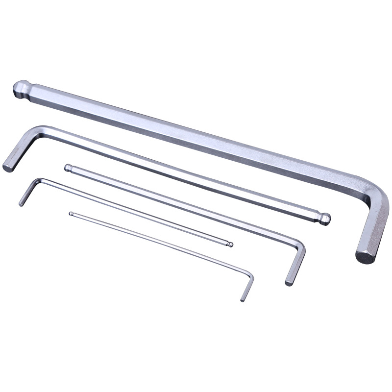 Yonggong brand matte hex socket wrench extended ball head set type hex metric mechanical equipment matching hardware Item Picture