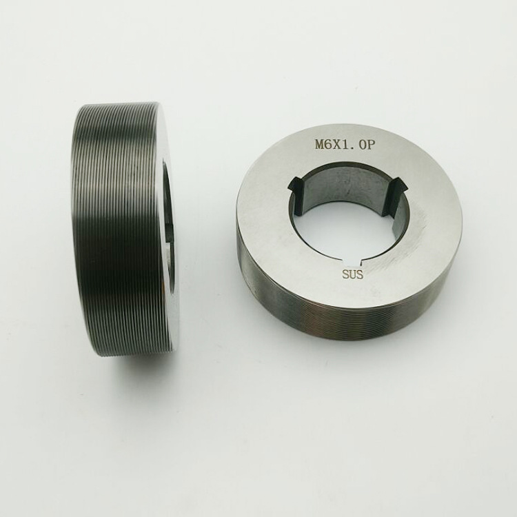 Factory direct sales of stainless steel mesh straight and diagonal Wantong 3T embossed wheel, wear-resistant thread rolling wheel, non-standard customization Specification drawing
