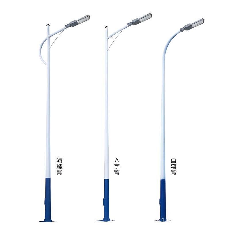Outdoor LED municipal street lamps, high-power municipal engineering lighting high-pole lamps, 6-meter waterproof street lamp poles for rural roads Item Picture