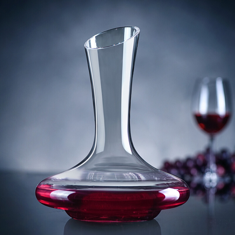 Red wine glass set, home decanter with handle, large European glass, high-end wine pot, tall glass, wine ware, 1500 full figure