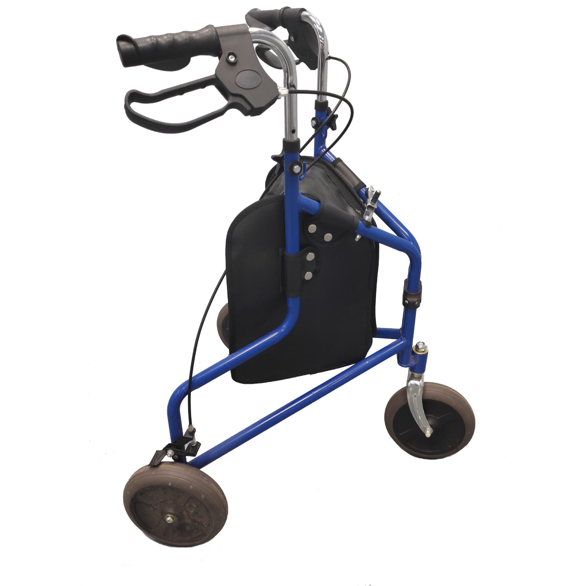 Hand-pushed electric bicycle, elderly mobility vehicle, multi-functional lightweight three-wheeled assisted handcart, mobility shopping cart Specification drawing