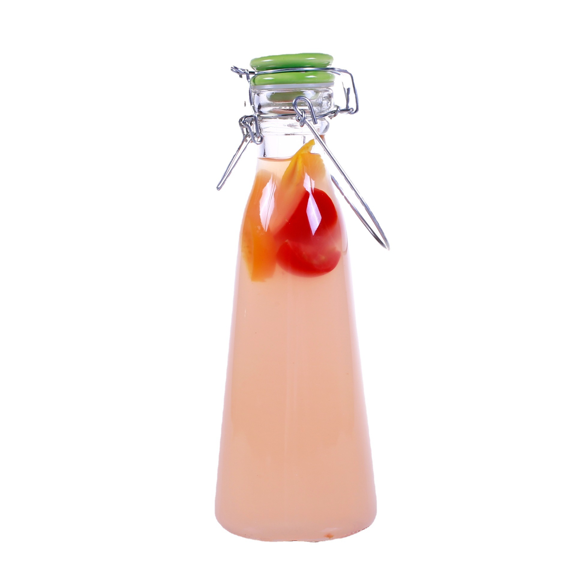 Wholesale sealed portable glass milk bottles, InS-style juice bottles, milk tea shop juice cups, enzyme bottles Item Picture