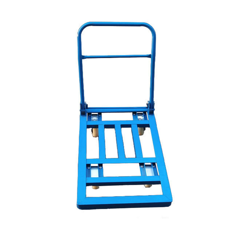 Flatbed cart, Angle iron handcart, handling cart, folding portable, silent small cart, loading cart, heavy-duty load king trailer Item Picture