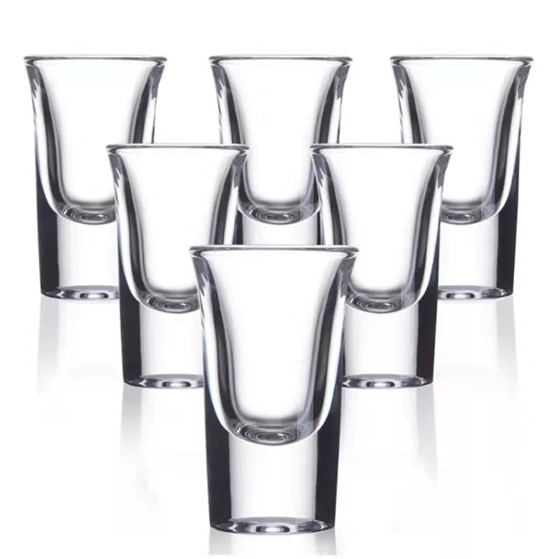 Wholesale of household high-appearance-level white spirit cups and small wine cups, commercial high-appearance-level spirits one-sip cups and two-liang wine glasses Item Picture