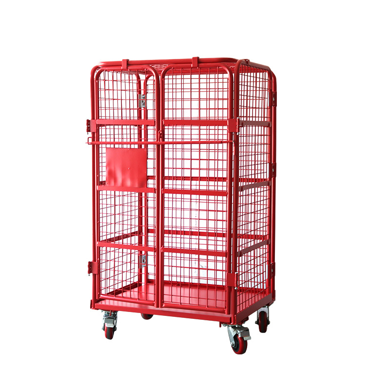 New logistics trolley folding storage transfer express delivery turnover trolley, turnover handling and loading/unloading trolley, logistics trolley turnover trolley Item Picture