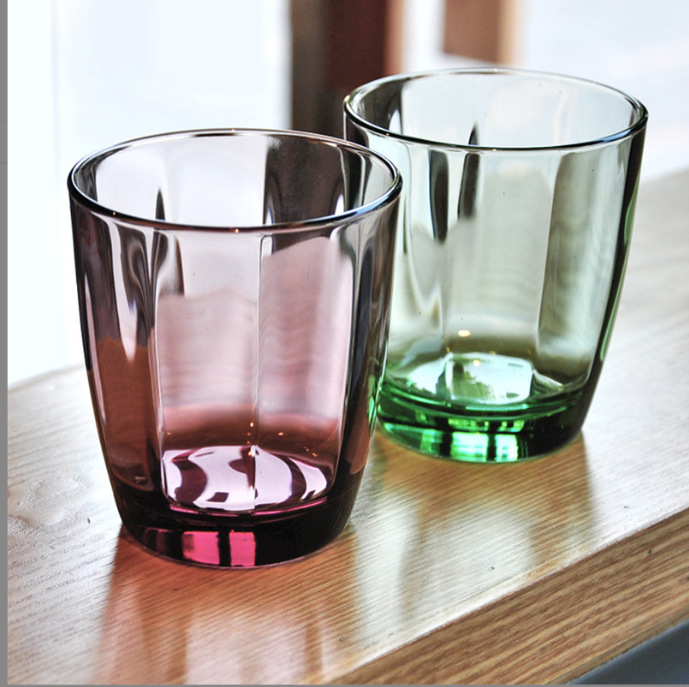 Wholesale hotel room toothbrush cups, colored mouthwash cups, pebble wine glasses, glass hotel washbasin glass cups and water cups Application Scenario