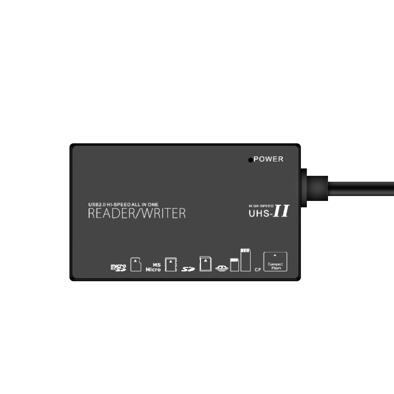 Factory sales private mold usb2.0 card reader, HDHC mobile phone memory card, high-speed password box, six-in-one CF card reader Application Scenario