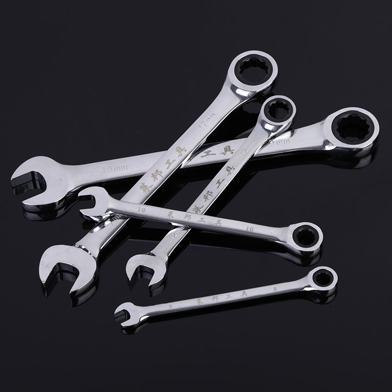Open-end box wrench ratchet quick dual-purpose wrench, car repair tool, dual-purpose ratchet hardware manual tool Application Scenario