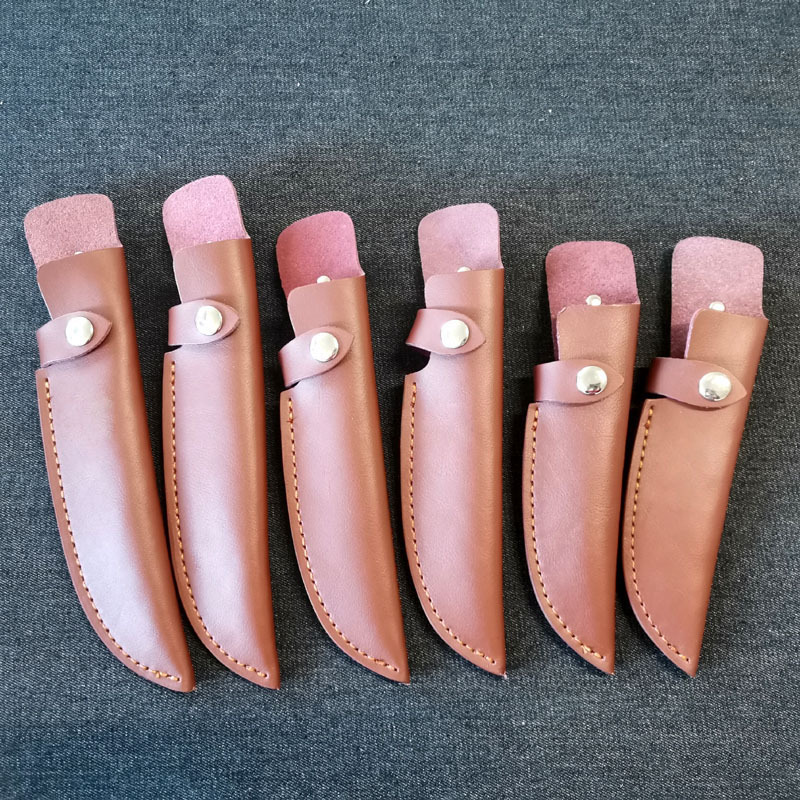 Leather knife covers, cowhide knife covers, universal outdoor self-defense knife sheaths, anti-cut leather knife covers, knife boots with belt buckles, knife pants full figure