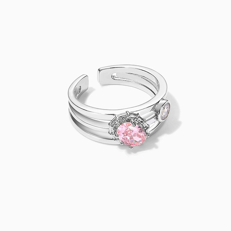 A niche geometric fringed ring with a cold and fashionable style for women, a trendy Japanese and Korean Instagram index finger opening ring Application Scenario