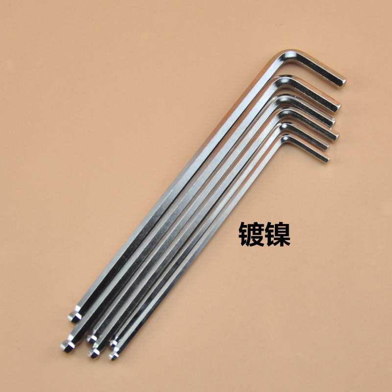 Extended ball socket wrench, nickel-plated ball socket wrench, extra-long ball socket wrench details Picture