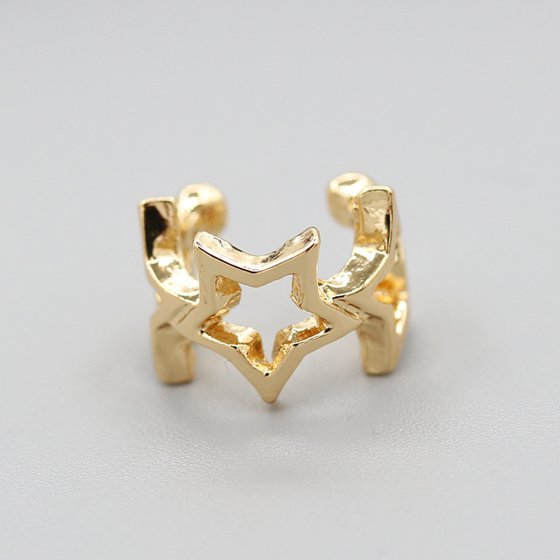 Spring's new best-selling no-hole star-shaped ear clip earrings and accessories are recommended for Korean girls details Picture